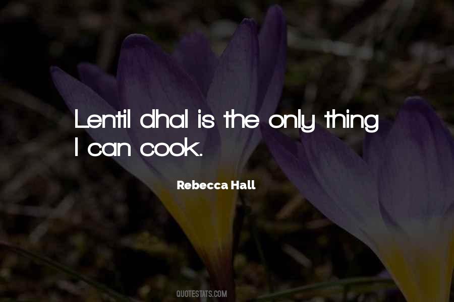 Rebecca Hall Quotes #594468