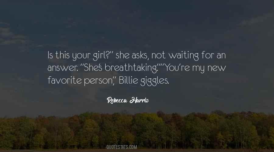 Rebecca Harris Quotes #888948