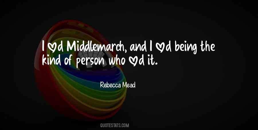 Rebecca Mead Quotes #692207