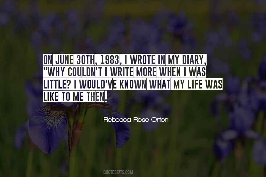 Rebecca Rose Orton Quotes #1491191