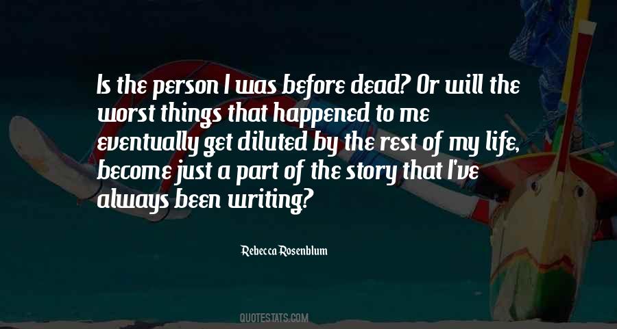 Rebecca Rosenblum Quotes #715619 Rebecca Rosenblum Quotes #715619