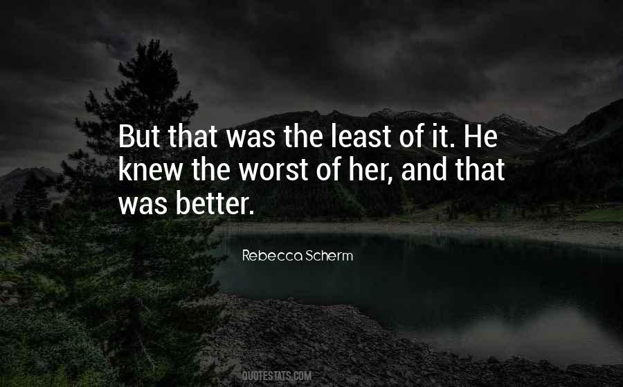 Rebecca Scherm Quotes #672680