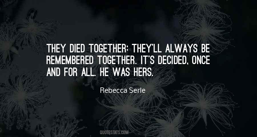 Rebecca Serle Quotes #658062