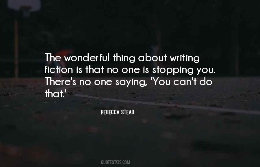 Rebecca Stead Quotes #1190775