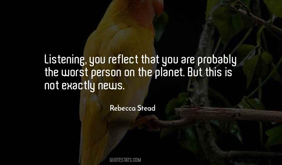 Rebecca Stead Quotes #1810127