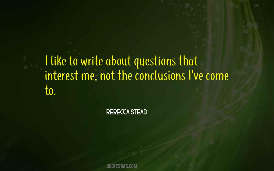 Rebecca Stead Quotes #1867880