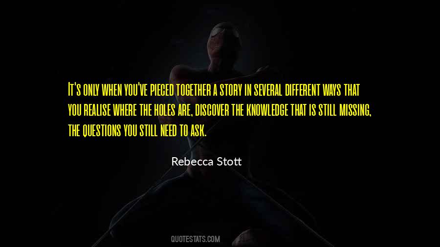 Rebecca Stott Quotes #741893