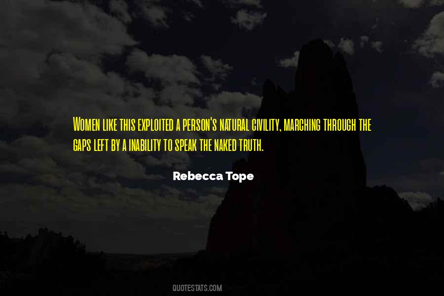 Rebecca Tope Quotes #850416