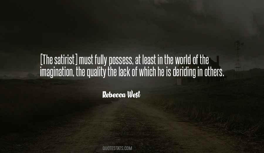 Rebecca West Quotes #1199306