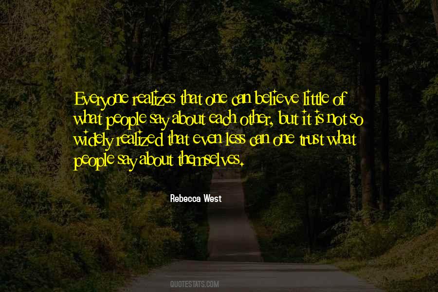 Rebecca West Quotes #1465605