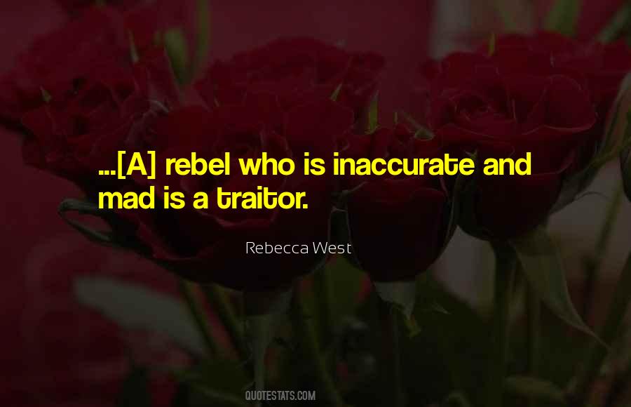 Rebecca West Quotes #1732263