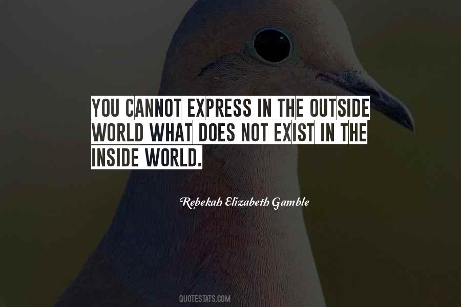 Rebekah Elizabeth Gamble Quotes #1151633