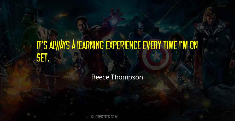 Reece Thompson Quotes #29768