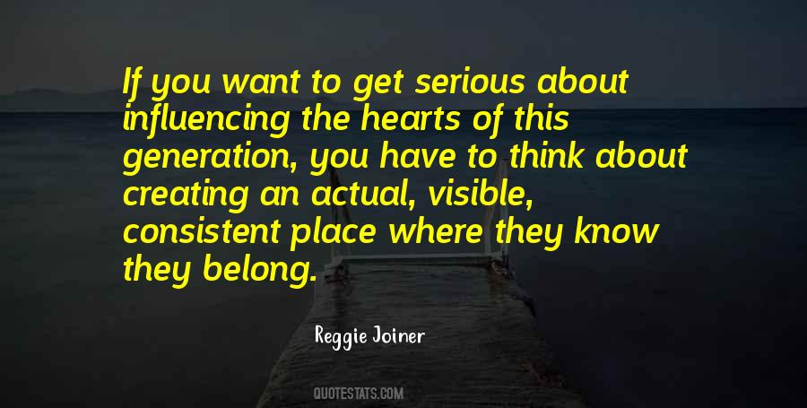 Reggie Joiner Quotes #358441