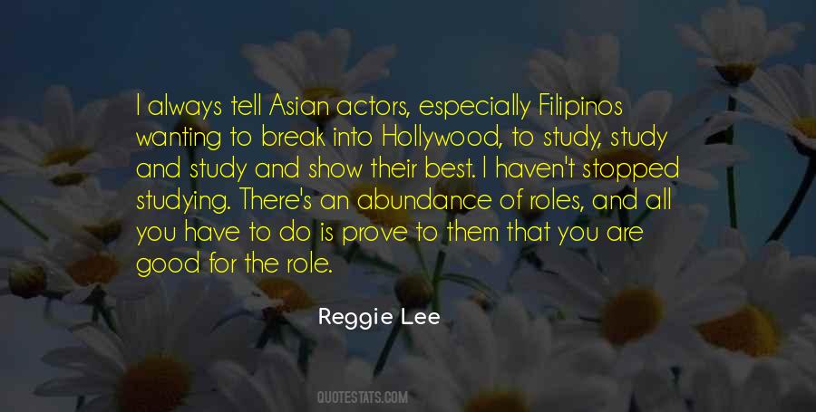 Reggie Lee Quotes #194417