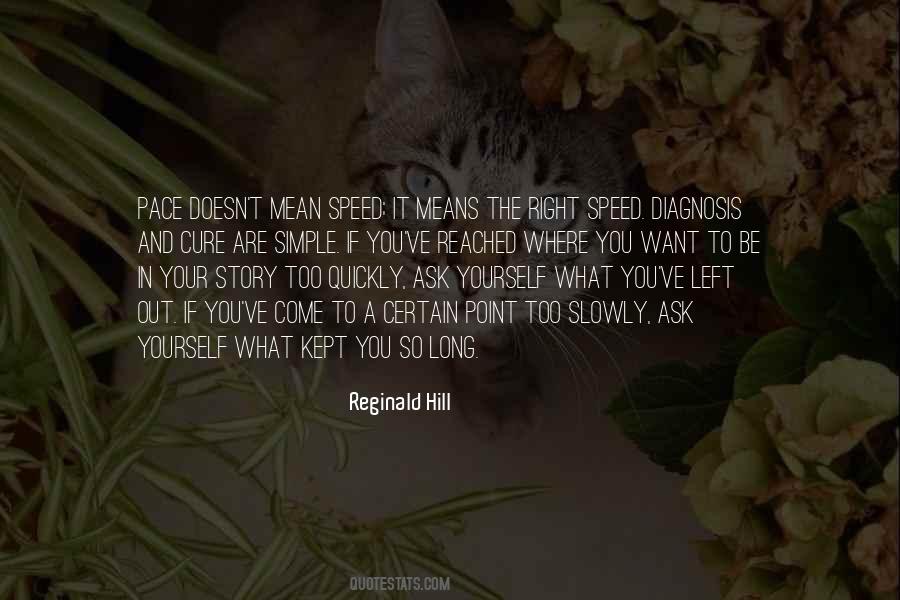 Reginald Hill Quotes #1287192