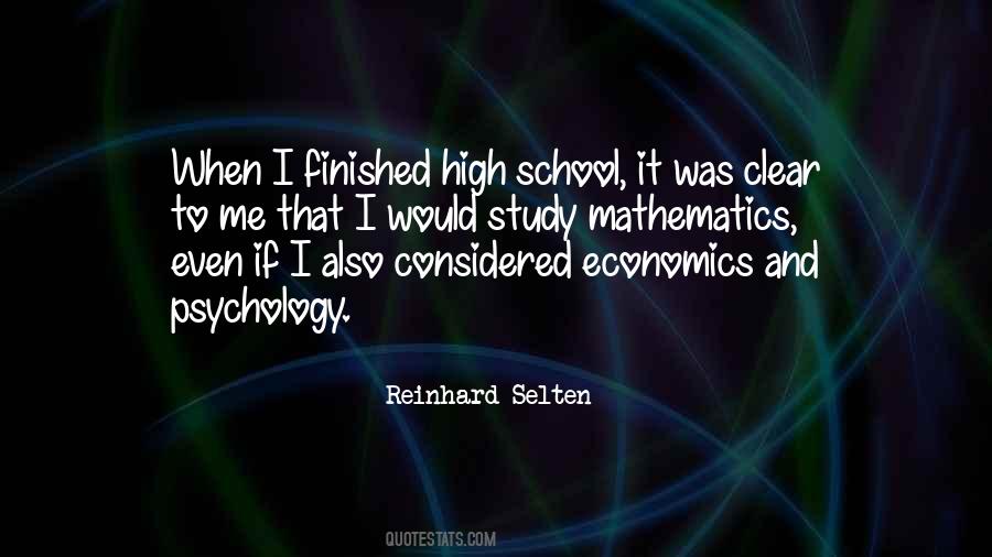 Reinhard Selten Quotes #1727921