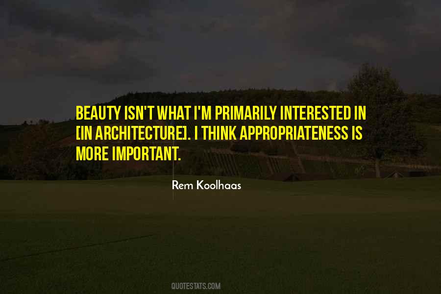 Rem Koolhaas Quotes #1335353