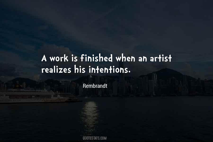 Rembrandt Quotes #1838871