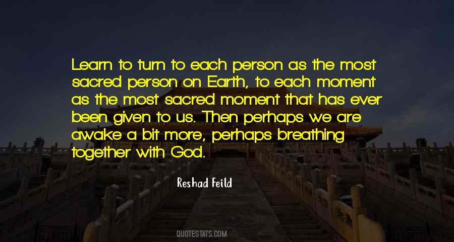 Reshad Feild Quotes #1528337