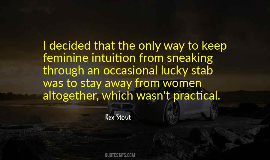 Rex Stout Quotes #182166