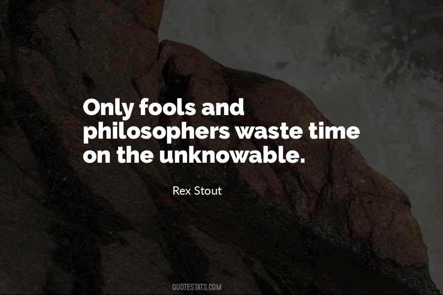 Rex Stout Quotes #216993