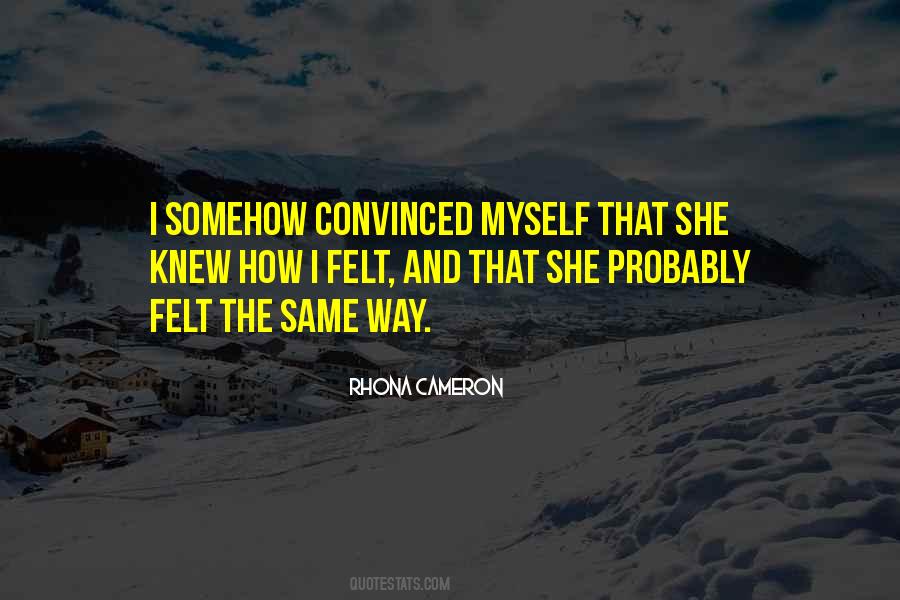 Rhona Cameron Quotes #372267