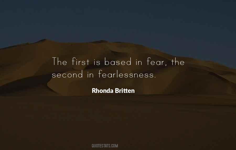 Rhonda Britten Quotes #1586663