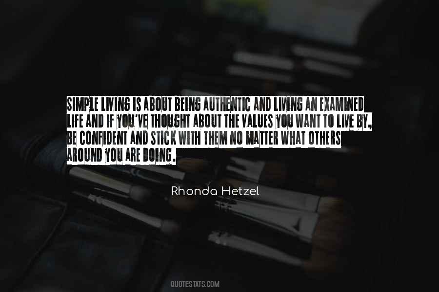 Rhonda Hetzel Quotes #1677129
