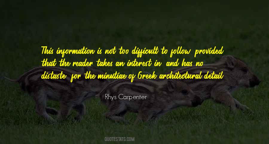 Rhys Carpenter Quotes #422930 Rhys Carpenter Quotes #422930