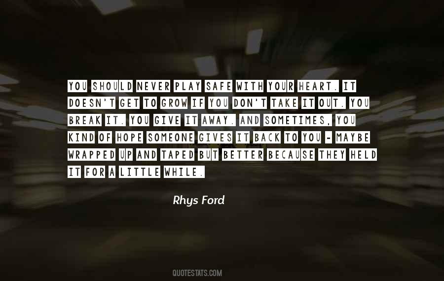 Rhys Ford Quotes #221793