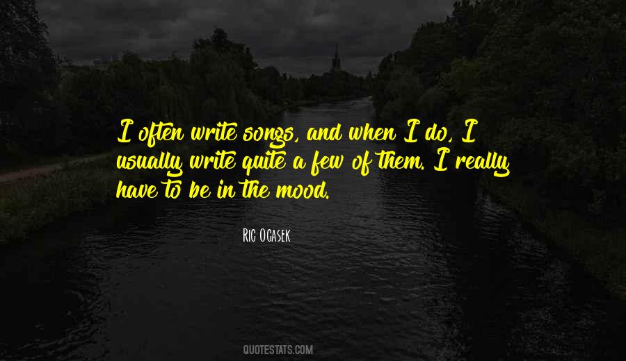 Ric Ocasek Quotes #1259274