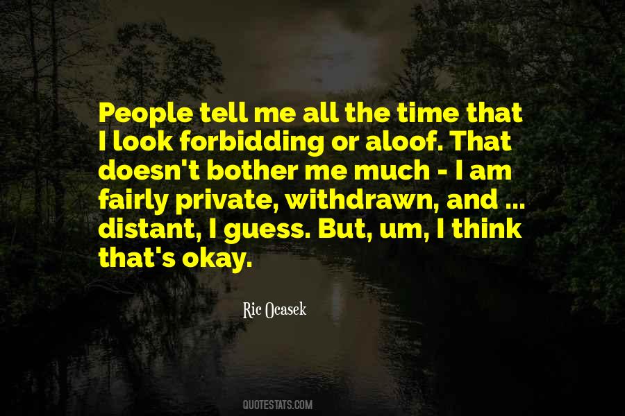 Ric Ocasek Quotes #302030