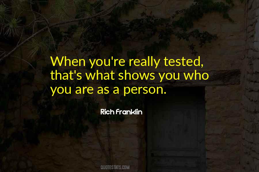 Rich Franklin Quotes #1224042