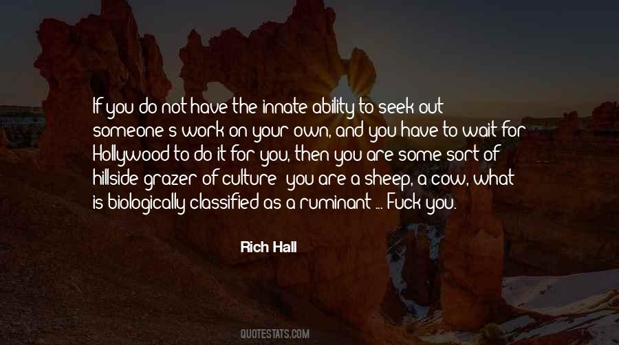Rich Hall Quotes #24788