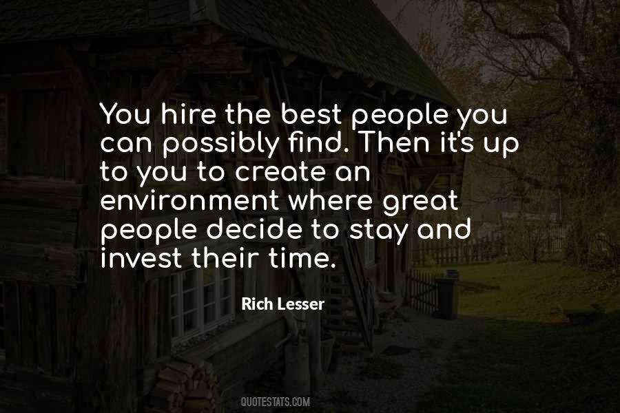 Rich Lesser Quotes #413308 Rich Lesser Quotes #413308