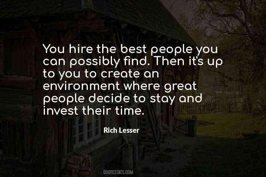 Rich Lesser Quotes #413308