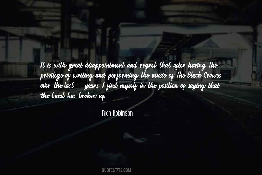 Rich Robinson Quotes #345922