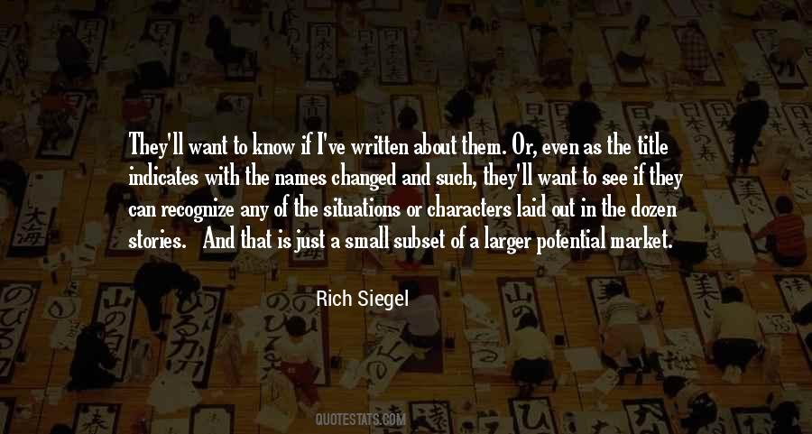 Rich Siegel Quotes #1784578