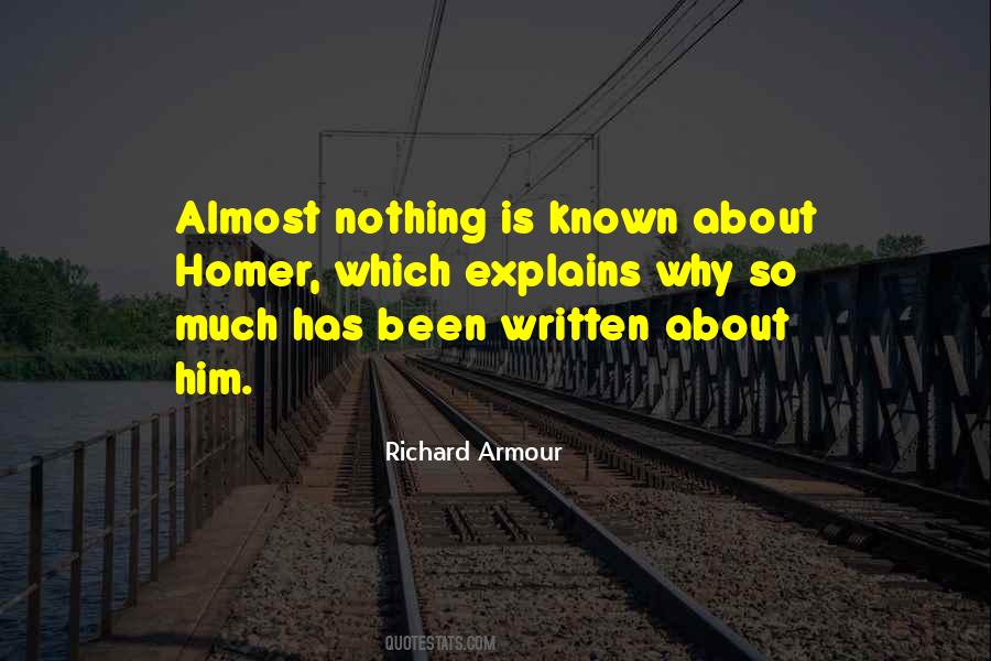 Richard Armour Quotes #1630596
