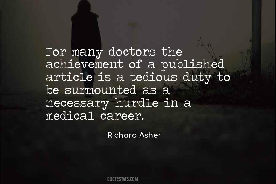 Richard Asher Quotes #1422971