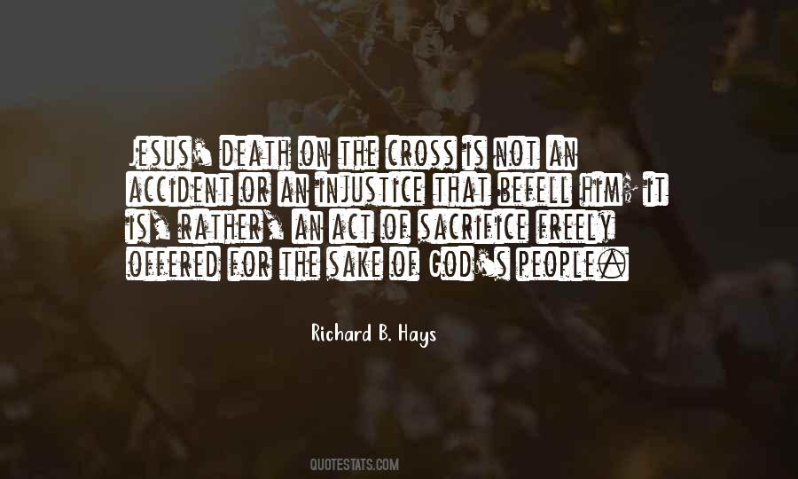 Richard B. Hays Quotes #251517