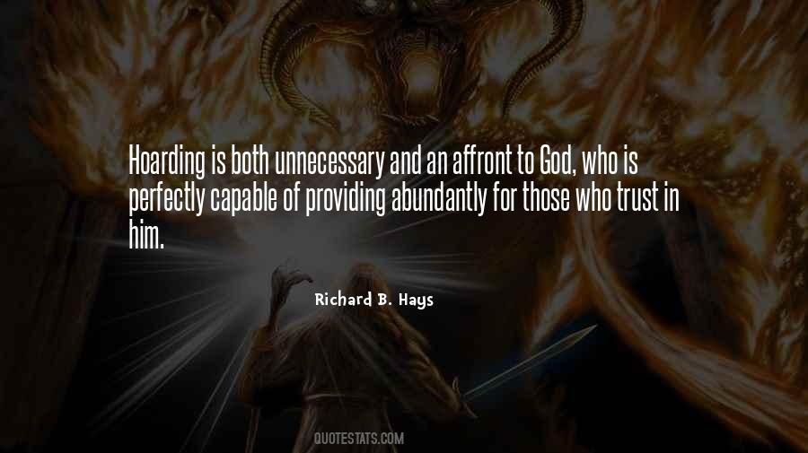 Richard B. Hays Quotes #62791