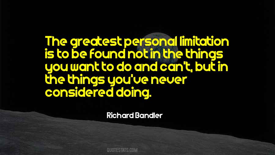 Richard Bandler Quotes #478893