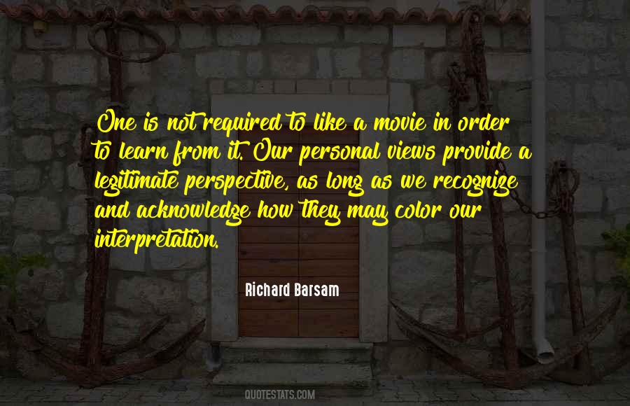 Richard Barsam Quotes #1652167