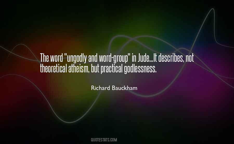 Richard Bauckham Quotes #1096395