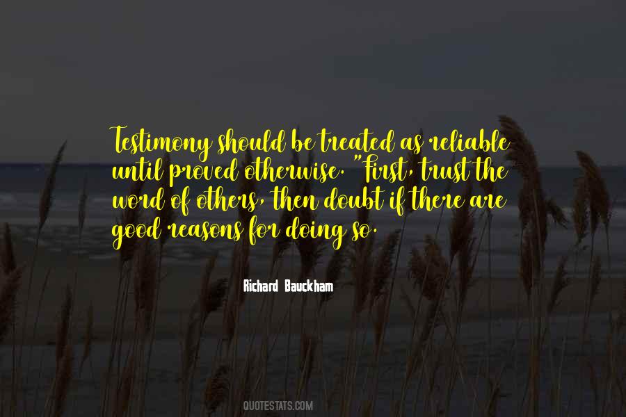 Richard Bauckham Quotes #849912