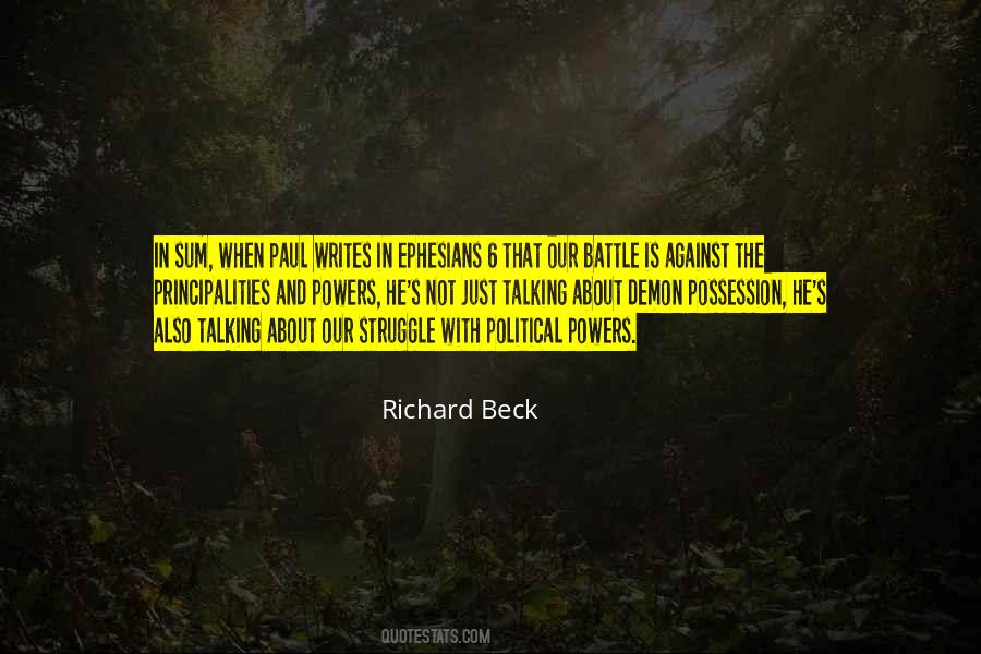 Richard Beck Quotes #1578974
