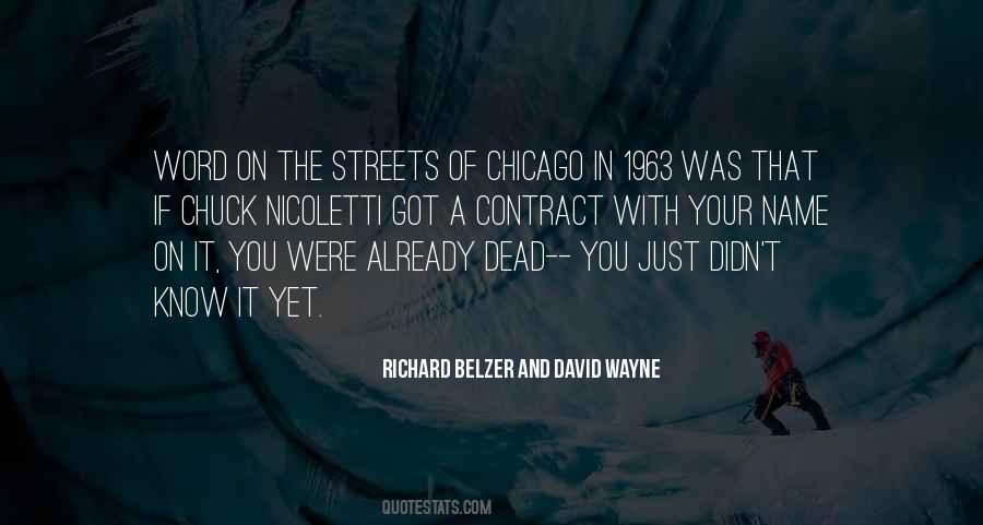 Richard Belzer And David Wayne Quotes #4580