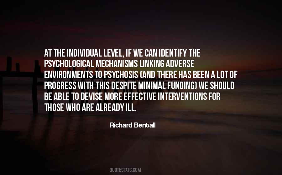 Richard Bentall Quotes #60992